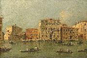 Francesco Guardi View of the Palazzo Loredan dell'Ambasciatore on the Grand Canal, Venice, oil painting on canvas